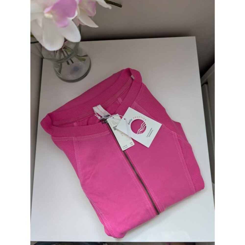 BNWT, Anthropologie (Practice by Anthro) Front-Zip Utility Mini Dress, size L - Picture 7 of 10